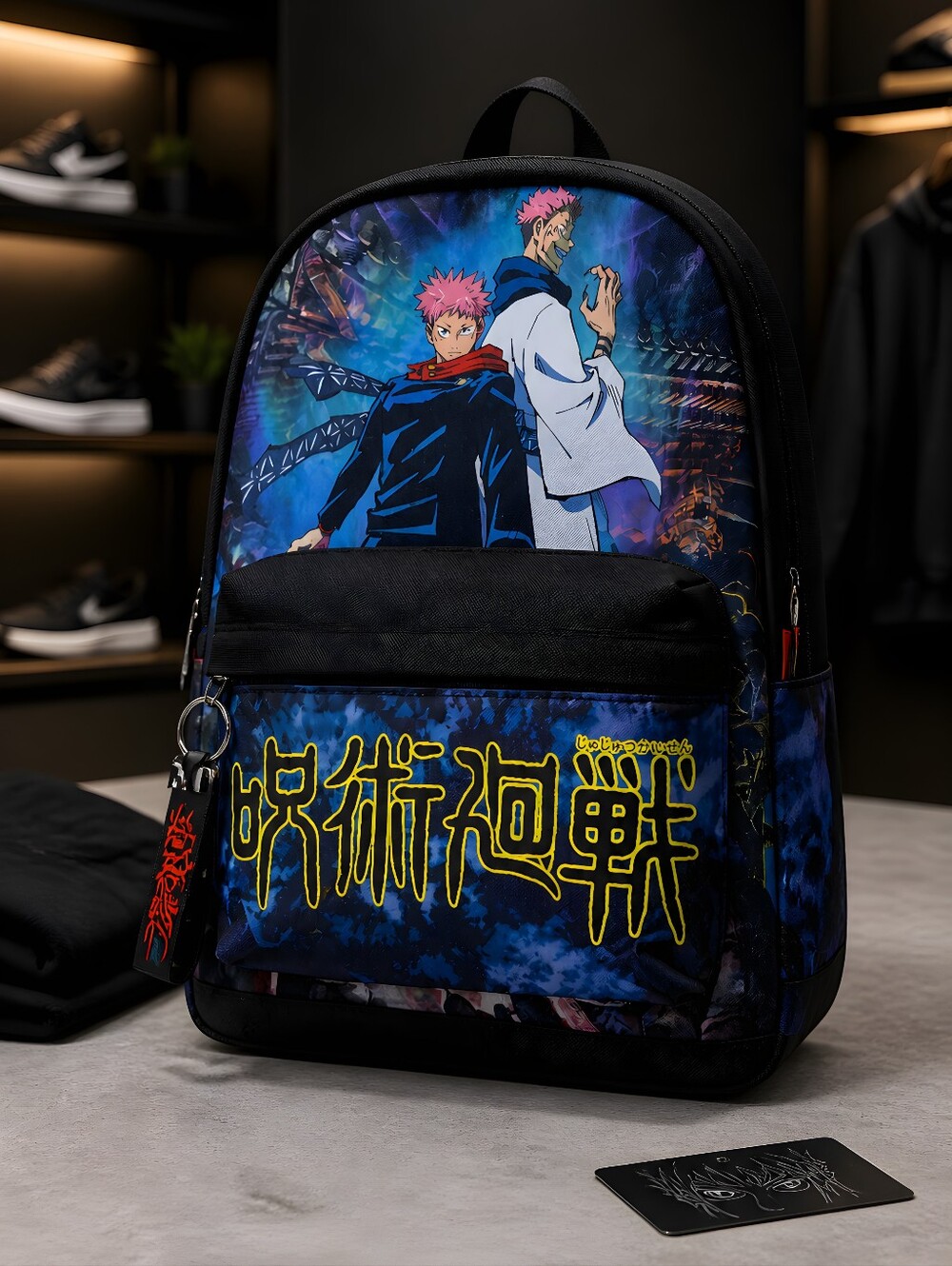 (#5) Bioworld Jujutsu Kaisen Yuji & Sukuna Backpack
